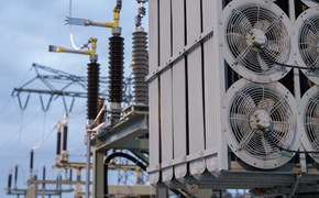 Ventilatoren einer Anlage im Umspannwerk Ventilatoren einer Anlage im Umspannwerk